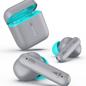 boat airdopes earbuds 141 in cyan cider color